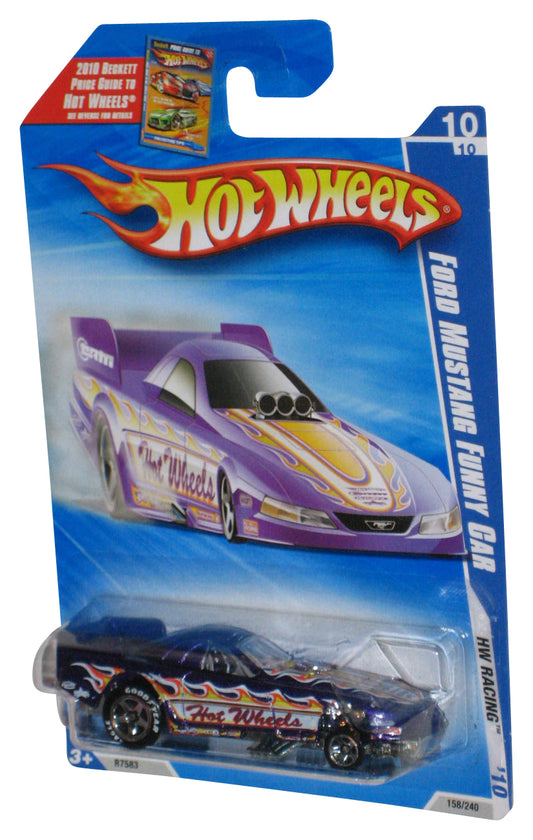 Hot Wheels HW Racing '10 Purple Ford Mustang Funny Car 158/240