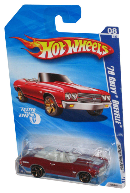 Hot Wheels Faster Than Ever '10 Red '70 Chevy Chevelle Car 136/240