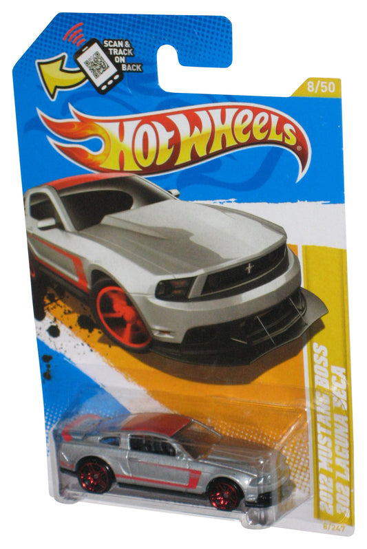 Hot Wheels 2012 New Models Mustang Boss 302 Laguna Seca Silver Car 8/247