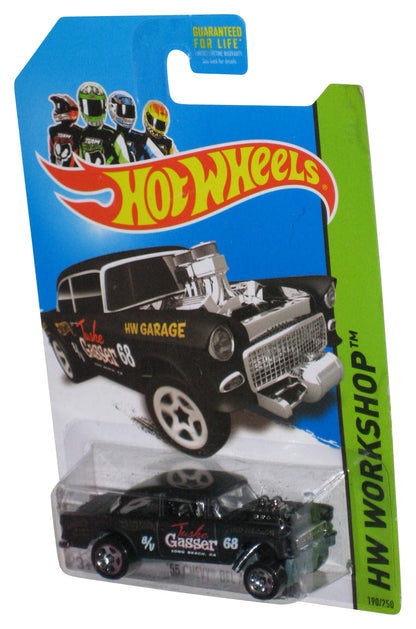 Hot Wheels HW Workshop (2013) Black '55 Chevy Bel Air Gasser Car 190/250