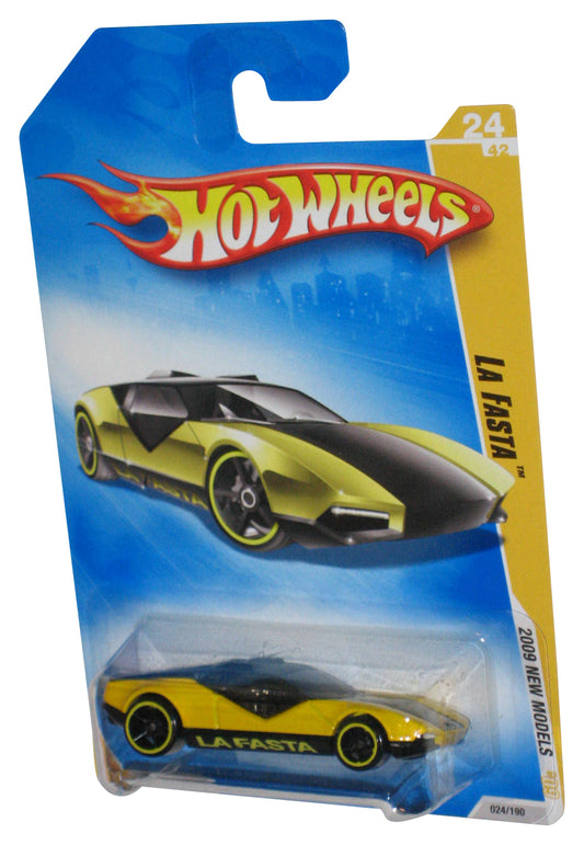 Hot Wheels 2009 New Models 24/42 (2008) Yellow La Fasta Toy Car 024/190