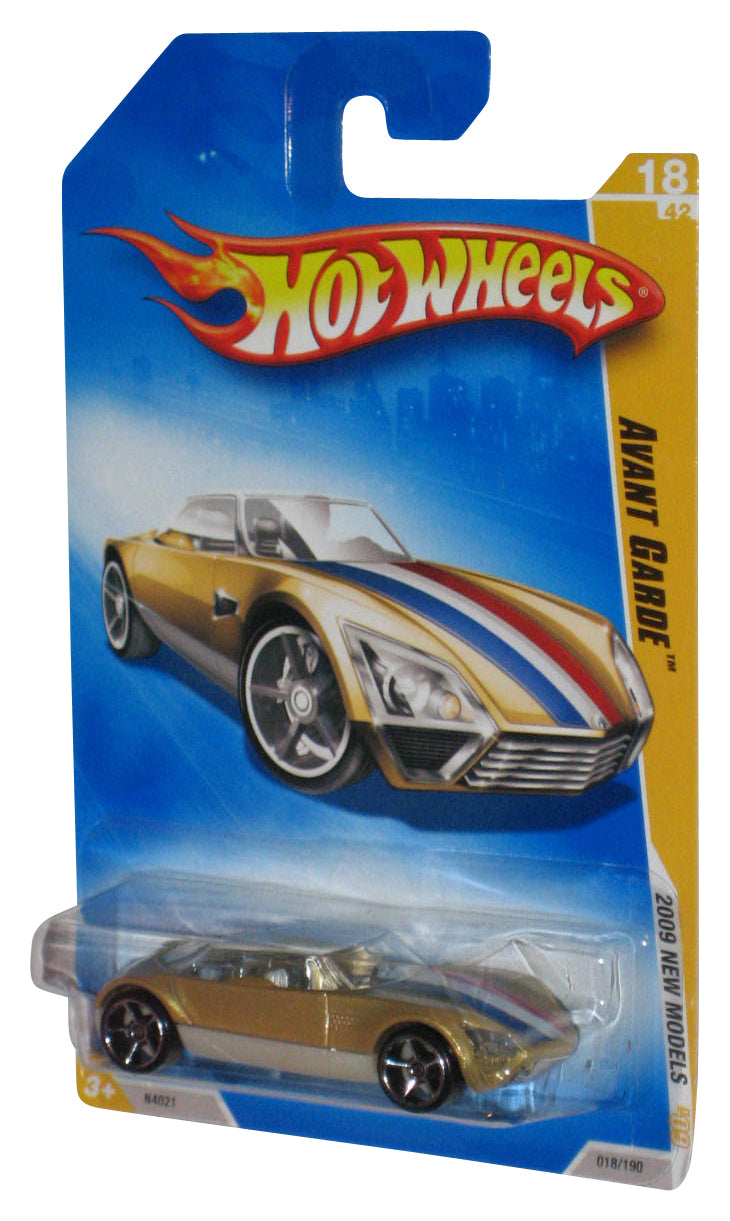 Hot Wheels 2009 New Models 18/42 Gold Avant Garde Car 018/190