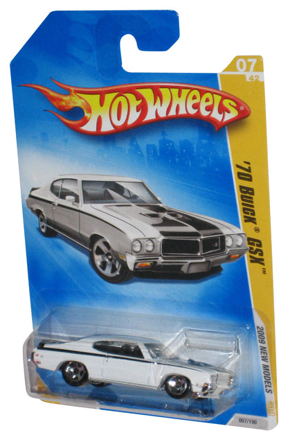 Hot Wheels 2009 New Models 07/42 White '70 Buick GSX Car 007/190