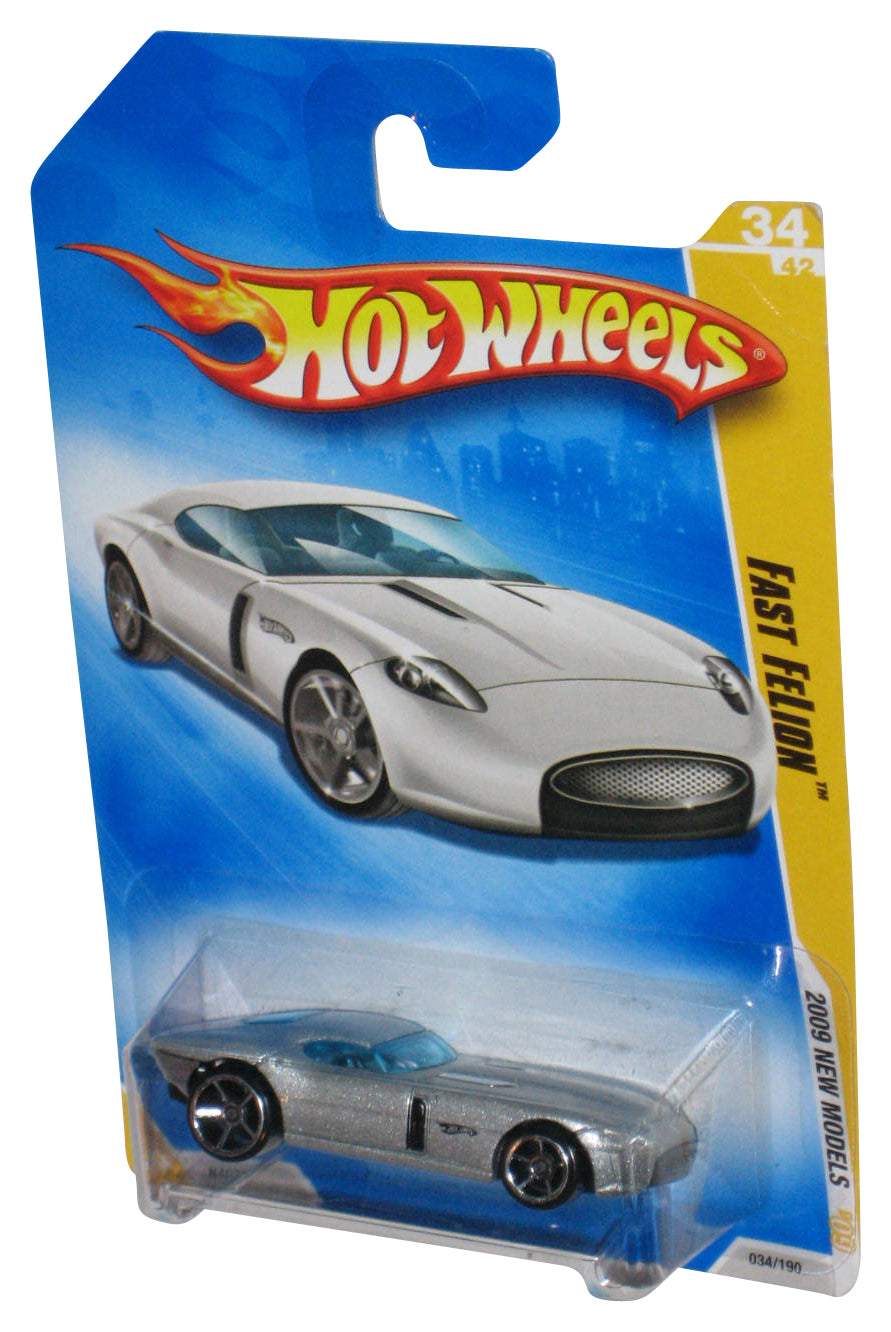 Hot Wheels 2009 New Models 34/42 Silver Fast Felion Car 034/190