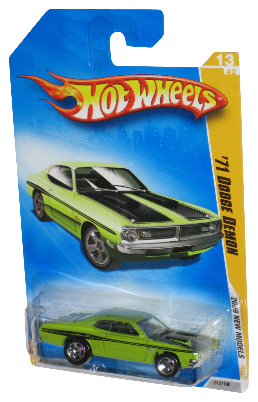 Hot Wheels 2009 New Models 13/42 Green '71 Dodge Demon Car 013/190