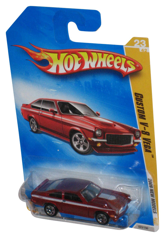 Hot Wheels 2009 New Models 23/42 Red Custom V-8 Vega Toy Car 023/190