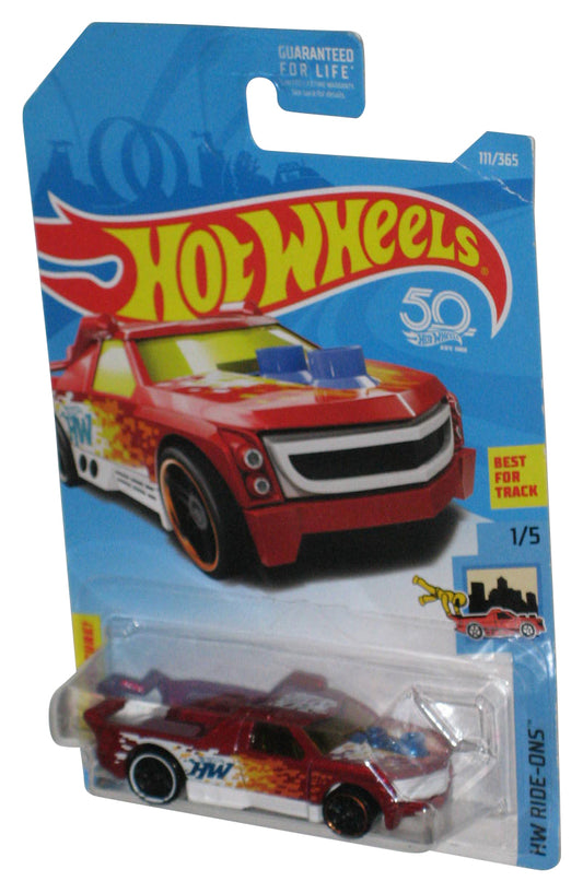 Hot Wheels HW Ride-Ons 1/5 (2017) Red Fig Rig Die-Cast Toy Car 111/365
