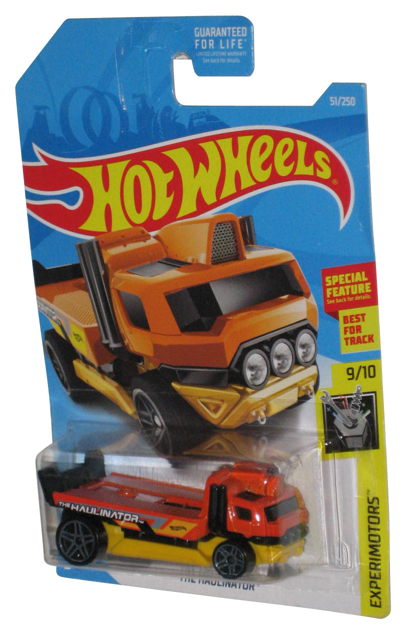 Hot Wheels Experimotors 9/10 (2017) Orange The Haulinator Toy 51/250