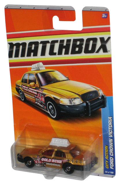 Matchbox City Action (2009) Gold Rush '06 Ford Crown Victoria Toy Car 68/100