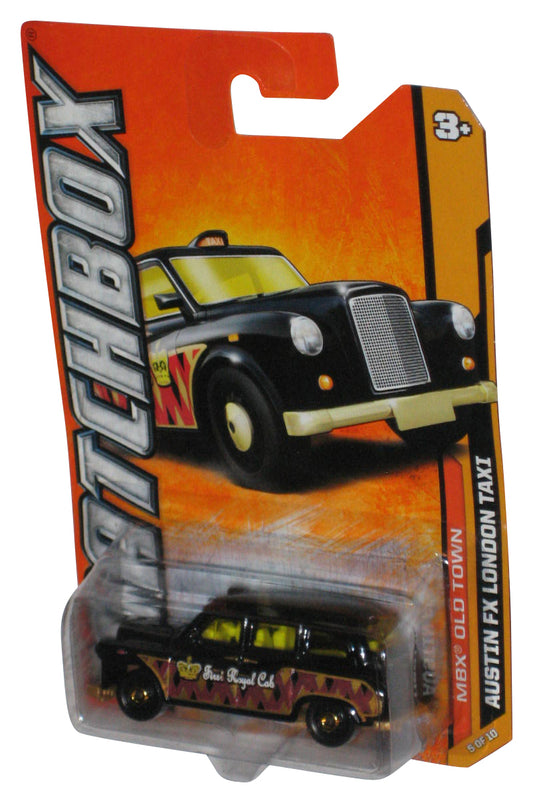 Matchbox MBX Old Town (2011) Black Austin FX London Taxi Car 65/120