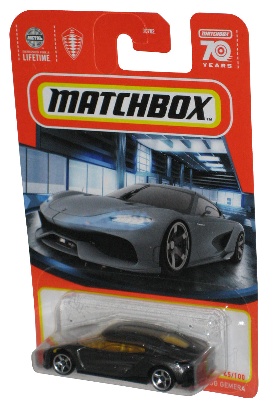 Matchbox Metal 2021 Koenigsegg Gemera Dark Gray Toy Car 45/100