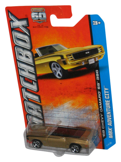 Matchbox MBX Adventure City (2012) Gold '69 Chevy Camaro SS 396 Car 16/120