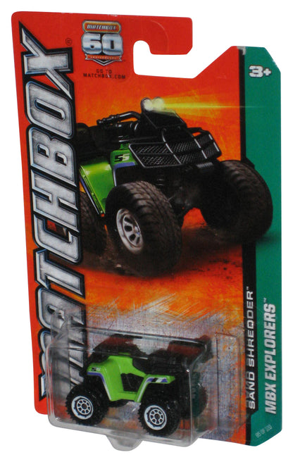 Matchbox MBX Explorers (2012) Green Sand Shredder Toy Car 85/120