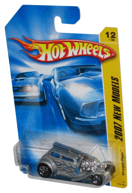Hot Wheels 2007 New Models 12/36 Silver Straight Pipes Car 012/180