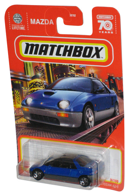 Matchbox Blue 1992 Mazda Autozam AZ-1 Die-Cast Metal Car 3/100