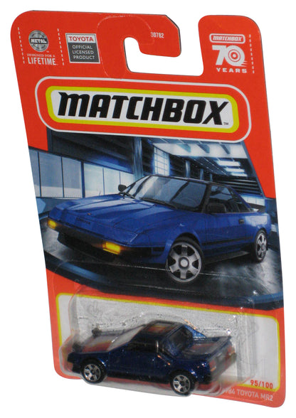 Matchbox Blue 1984 Toyota MR2 (2023) Mattel Die-Cast Metal Toy Car 95/100