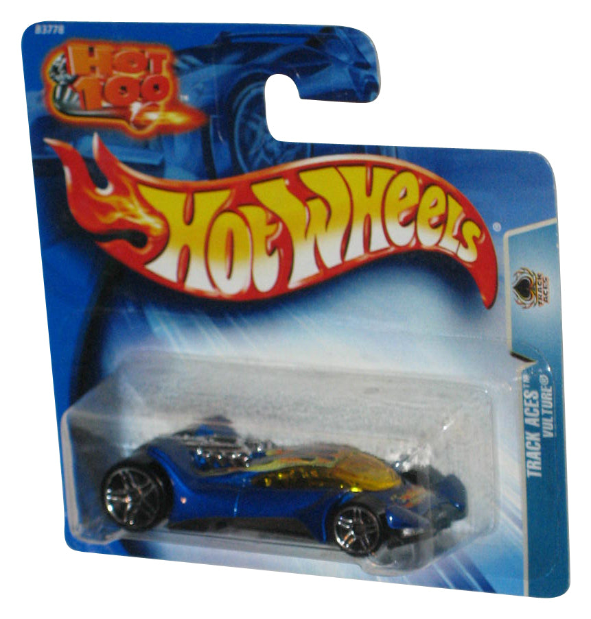 Hot Wheels Hot 100 Blue Track Aces (2004) Vulture Die-Cast Toy Car #183 - (Short Card)