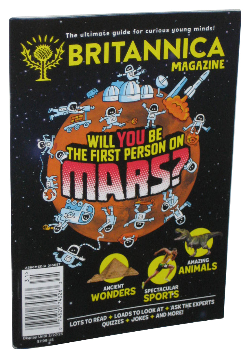 Britannica Will You Be The First Person To Mars (2023) Magazine Book