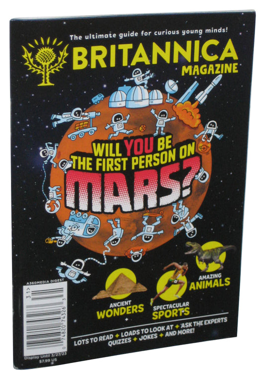 Britannica Will You Be The First Person To Mars (2023) Magazine Book