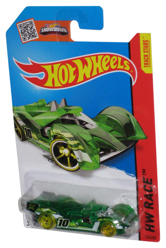 Hot Wheels HW Race (2013) Green Hi-Tech Missile Toy Car 136/250