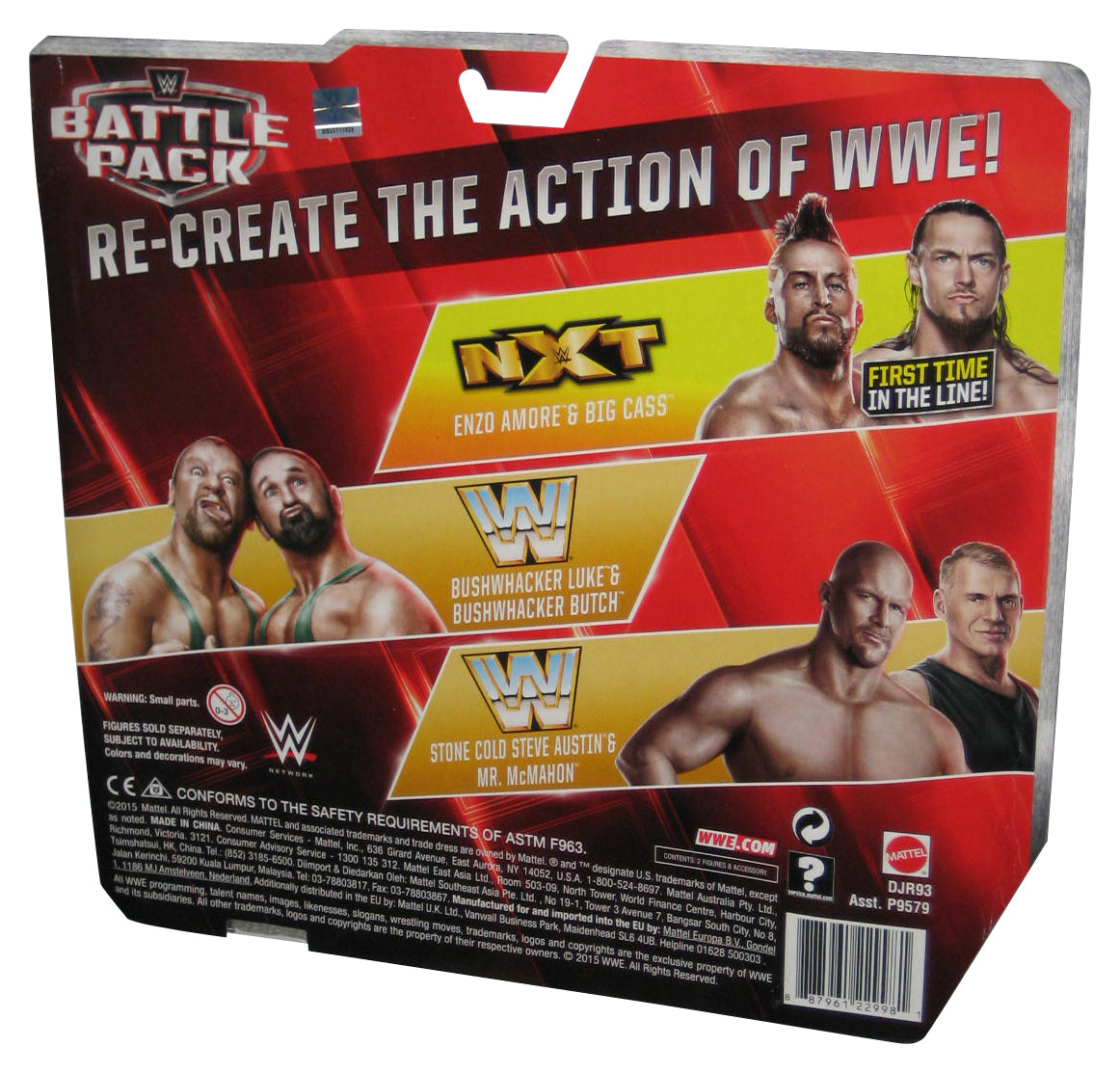 WWE Enzo Amore & Big Cass Wrestling (2016) Mattel Figure Set 2-Pack