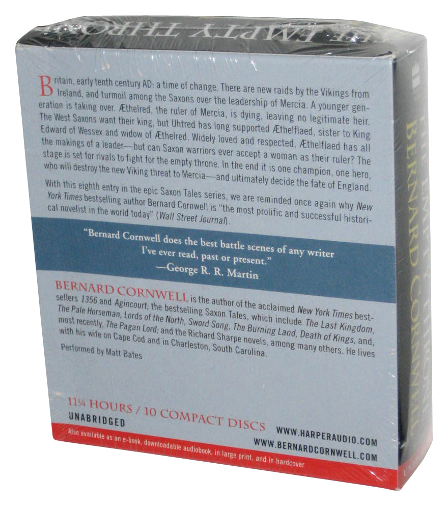 The Empty Throne Saxon Tales (2015) Audio CD Box Set - (Bernard Cornwell)