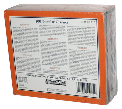 100 Popular Classics Vol. 1 (2005) Audio Music 5CD Box Set - (Best Loved Works of The Great Composers)