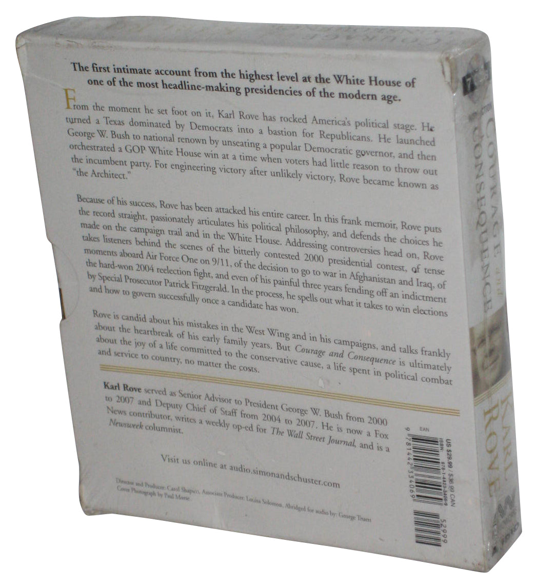 Courage and Consequence Karl Rove (2010) Audio CD Box Set