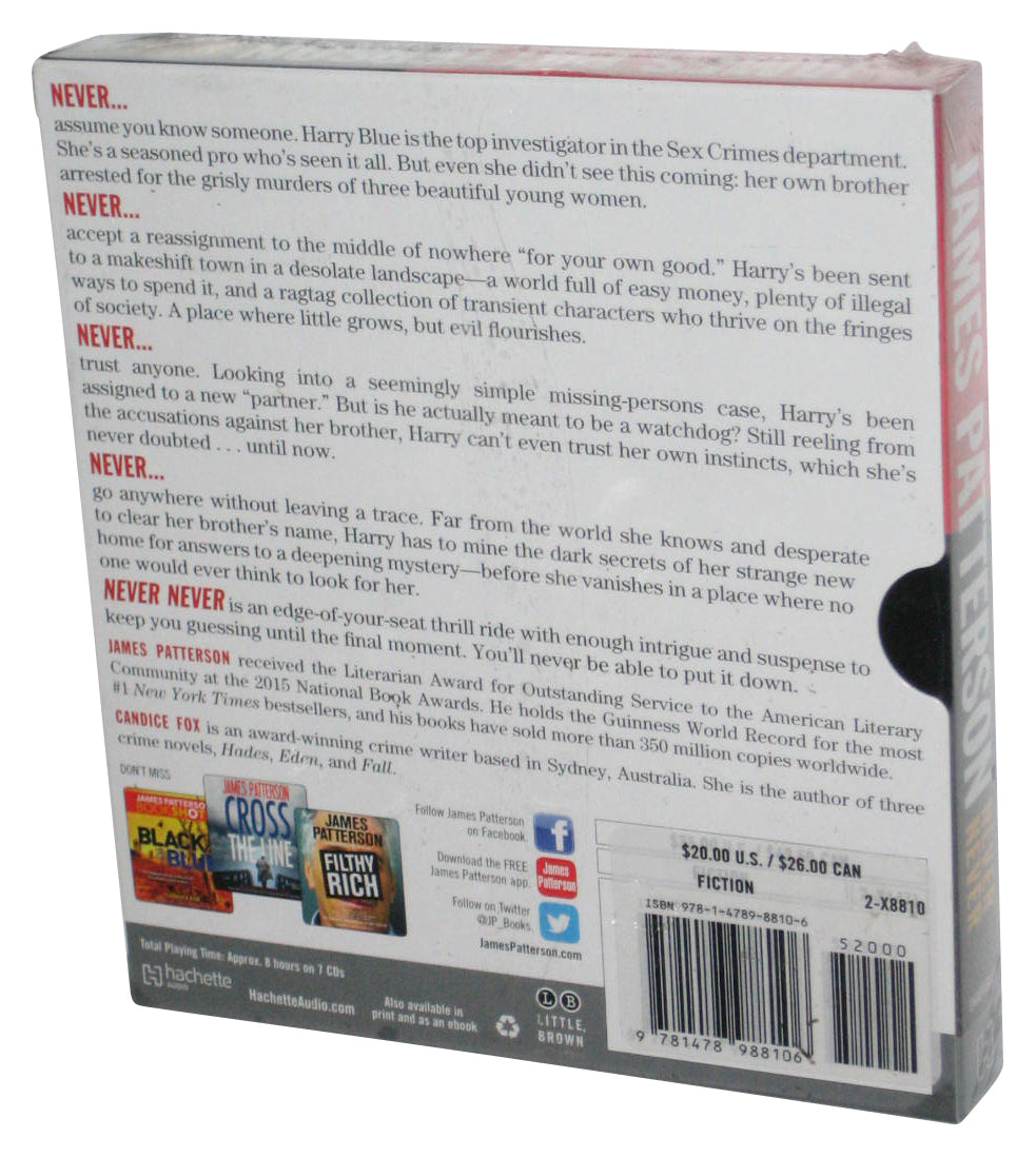 Never Never Harriet Blue (2017) Book One CD Box Set - (James Patterson & Candice Fox)