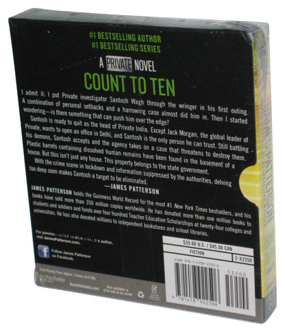 James Patterson & Ashwin Sanghi Count To Ten A Private Novel (2017) Audio CD Box Set