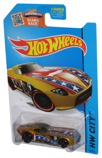Hot Wheels HW City (2013) Gold Fast Felion Die-Cast Toy Car 69/250