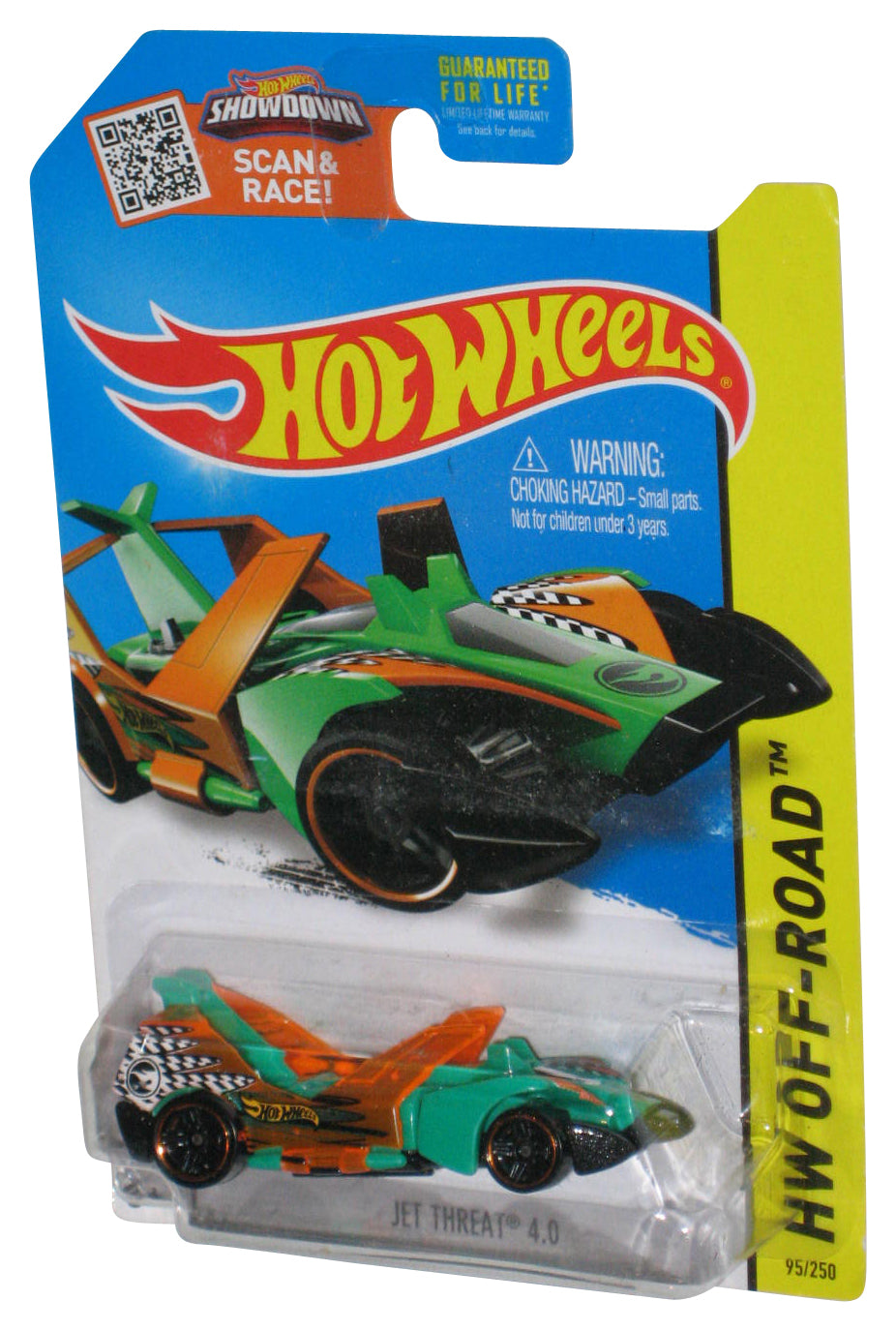 Hot Wheels HW Off-Road Green & Orange Jet Threat 4.0 Toy Car 95/250