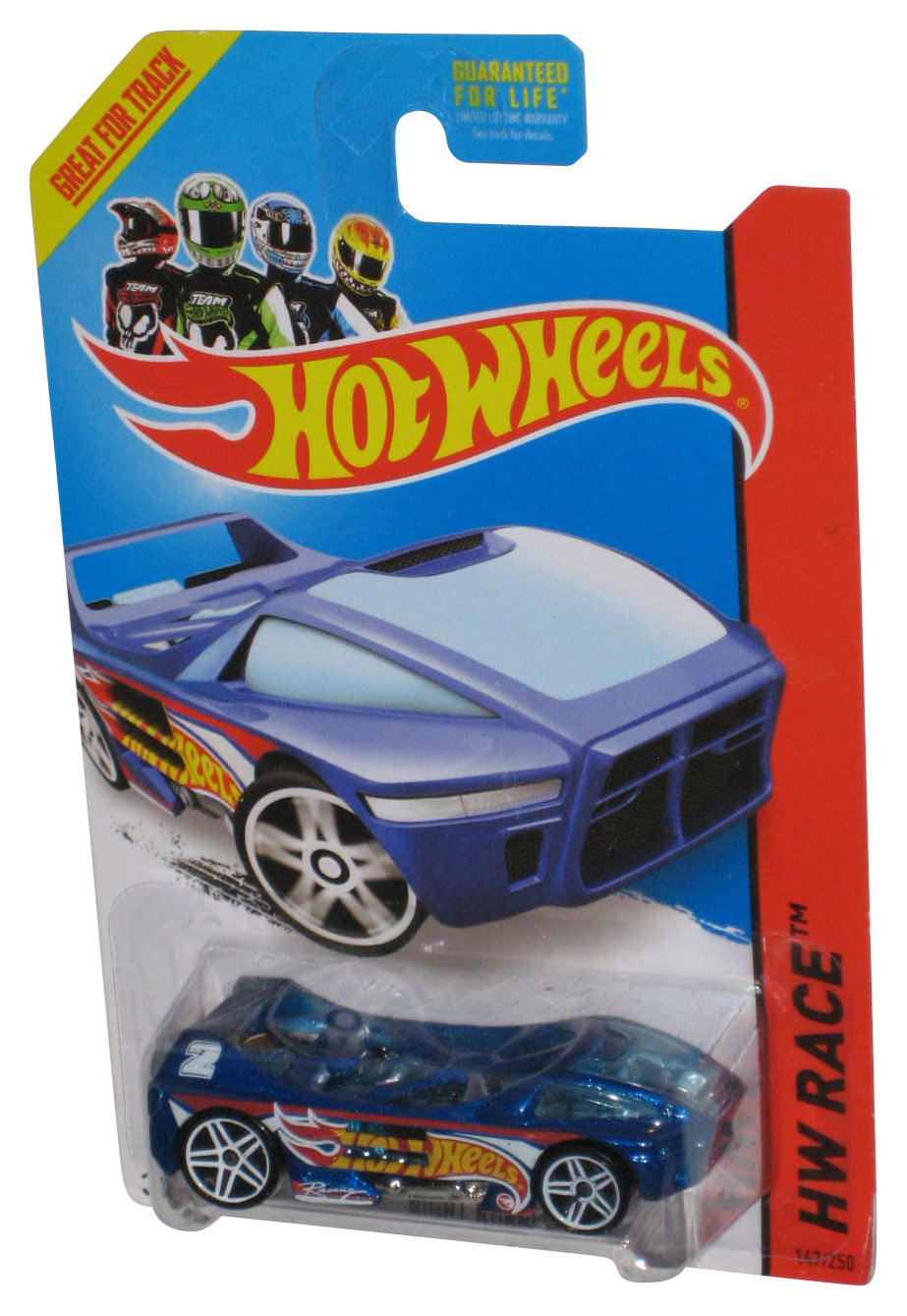 Hot Wheels HW Race Blue Night Burner Die-Cast Toy Car 147/250