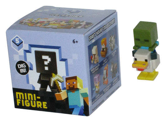 Minecraft Ice Series 5 Zombie On Chicken Jockey (2015) Mattel 1-Inch Mini Figure