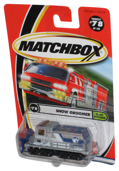 Matchbox Snow Explorer (1999) Silver Snow Groomer Die-Cast Toy #78/100