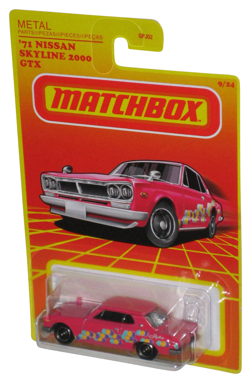 Matchbox Metal (2020) Mattel Pink '71 Nissan Skyline 2000 GTX Toy Car 9/24