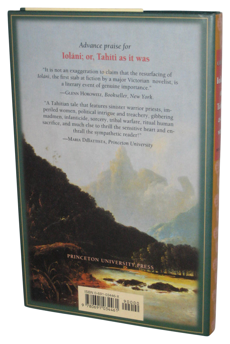 Iolani or Tahiti As It Was Princeton Legacy Library 69 Hardcover Book - (Wilkie Ciollins)