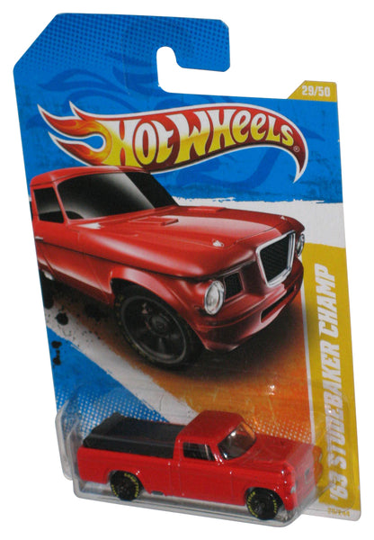 Hot Wheels 2011 New Models 29/50 Red '63 Studebaker Champ Truck 29/244