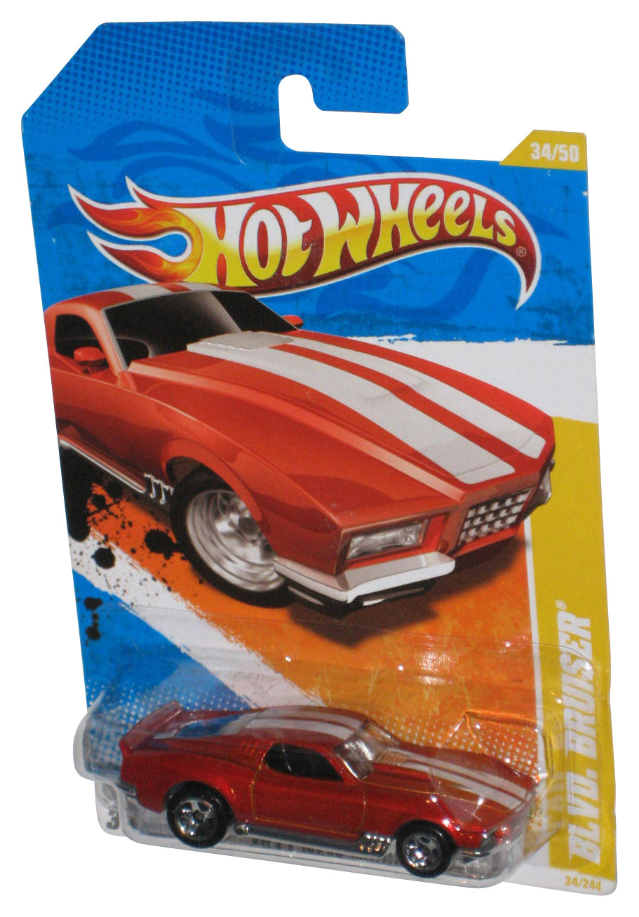Hot Wheels 2011 New Models 34/50 (2010) Red Blvd. Bruiser Car 34/244
