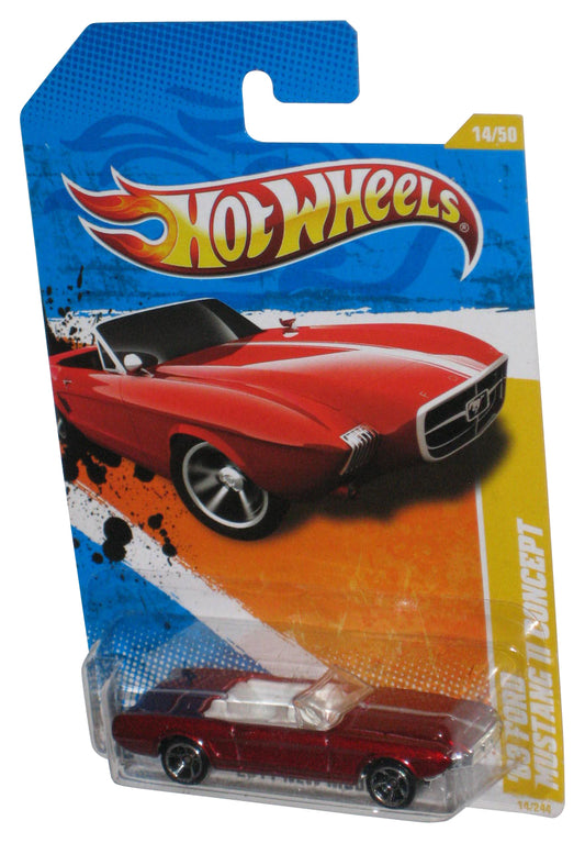 Hot Wheels 2011 New Models 14/50 Red '63 Ford Mustang II Concept Car 14/244