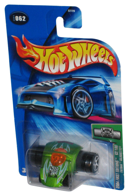 Hot Wheels 2004 First Editions Green Fatbax Siulhouette Toy Car #062