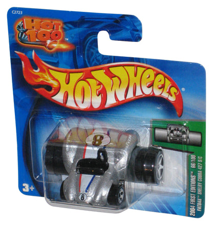 Hot Wheels 2004 First Editions Silver Fatbax Shelby Cobra 427 S/C Hot 100 Car 66/100 - (Short Card)