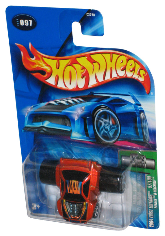 Hot Wheels 2004 First Editions 97/100 Fatbax B-Machine Orange Toy Car #097