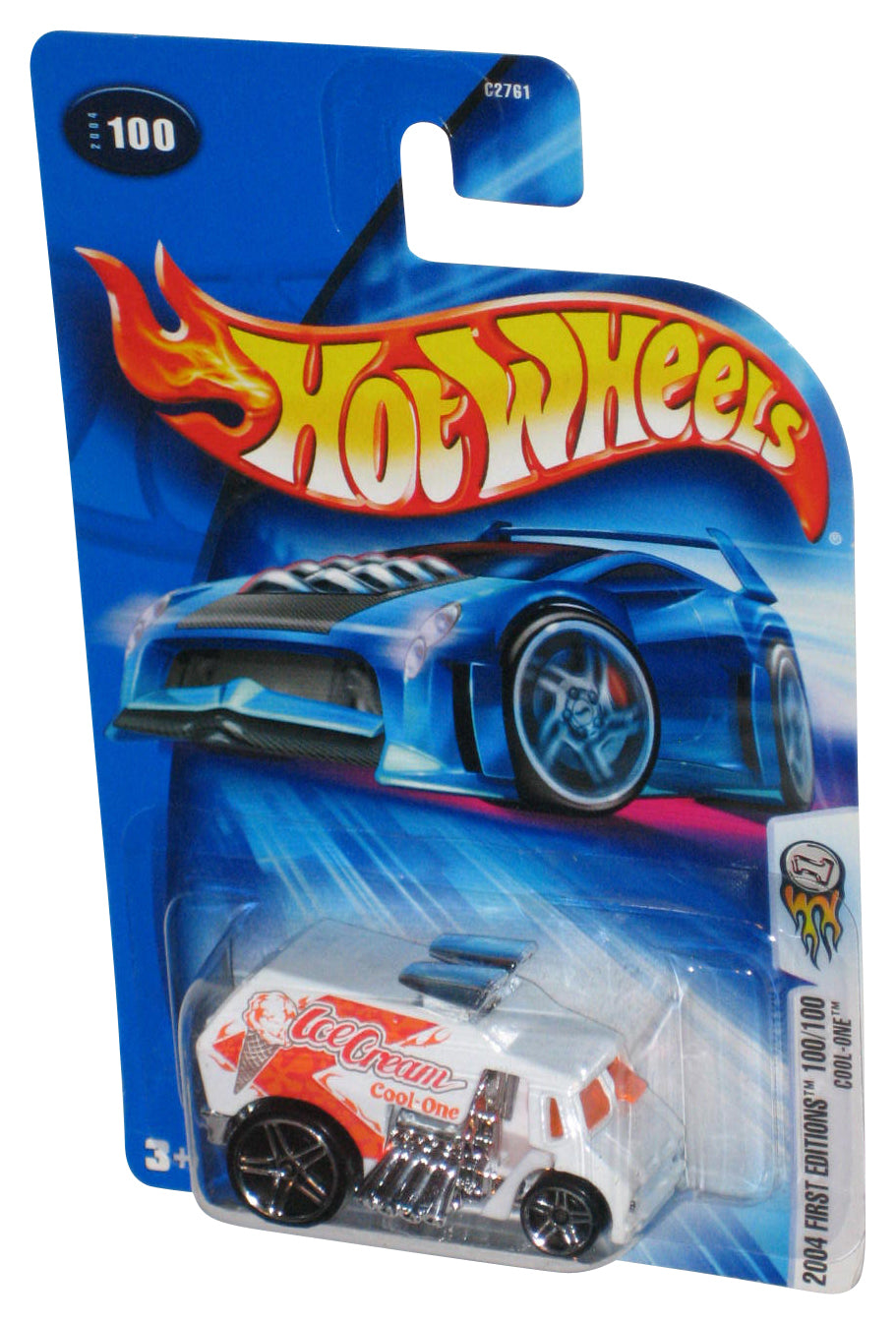 Hot Wheels Ice Cream Cool-One 2004 First Editions Die-Cast Toy Car #100