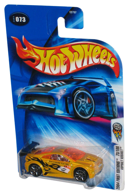 Hot Wheels 2004 First Editions Asphalt Assault Yellow Toy Car 073/100