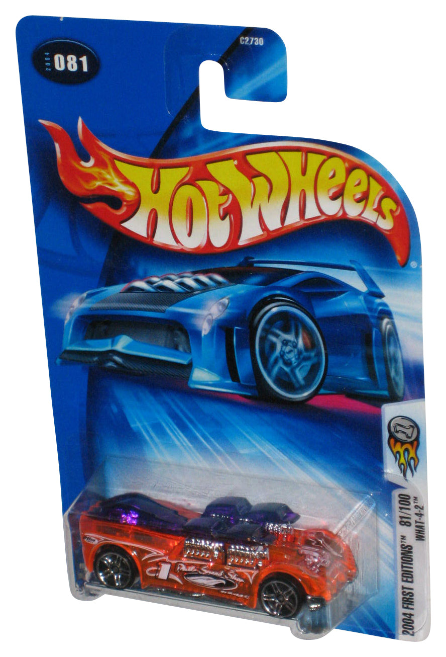 Hot Wheels 2004 First Editions What-4-2 Orange Toy Car #081