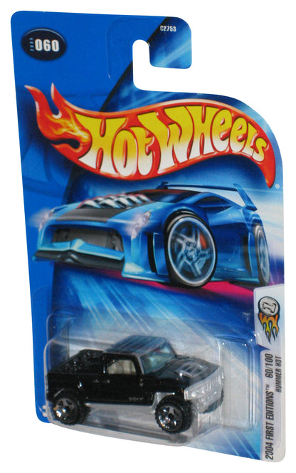 Hot Wheels 2004 First Editions 60/100 Hummer H3T Black Die-Cast Toy Truck #060