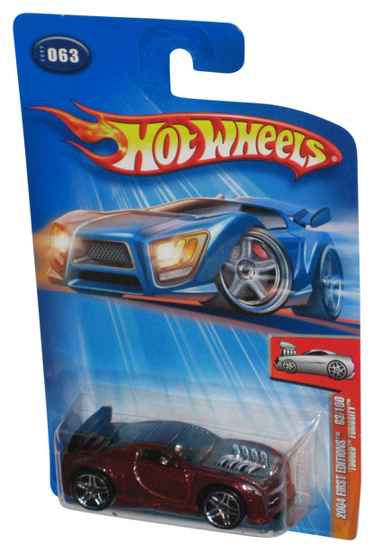 Hot Wheels 2004 First Editions 63/100 Red Tooned Furiosity Toy Car #063