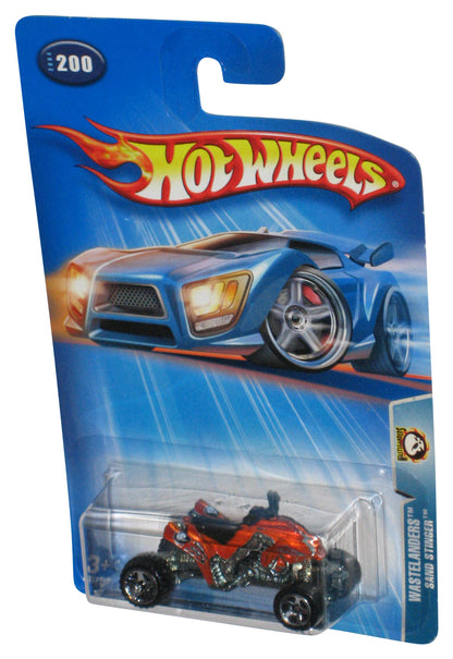 Hot Wheels Wastelanders (2004) Orange Sand Stinger Toy Bike #200