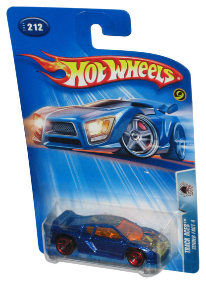 Hot Wheels Track Aces (2004) Blue Zender Fact 4 Toy Car #212